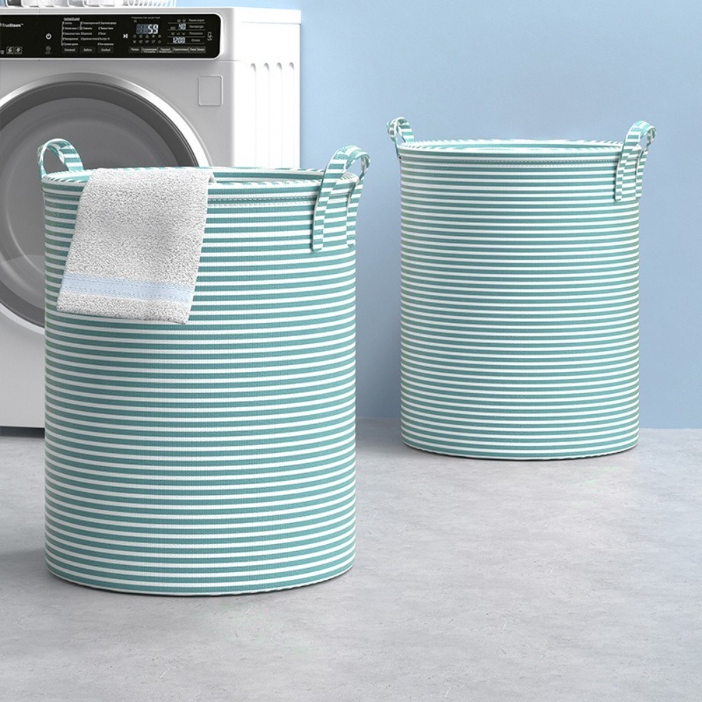 Basket Bag Wicker - Foldable Laundry Basket Cotton and Linen