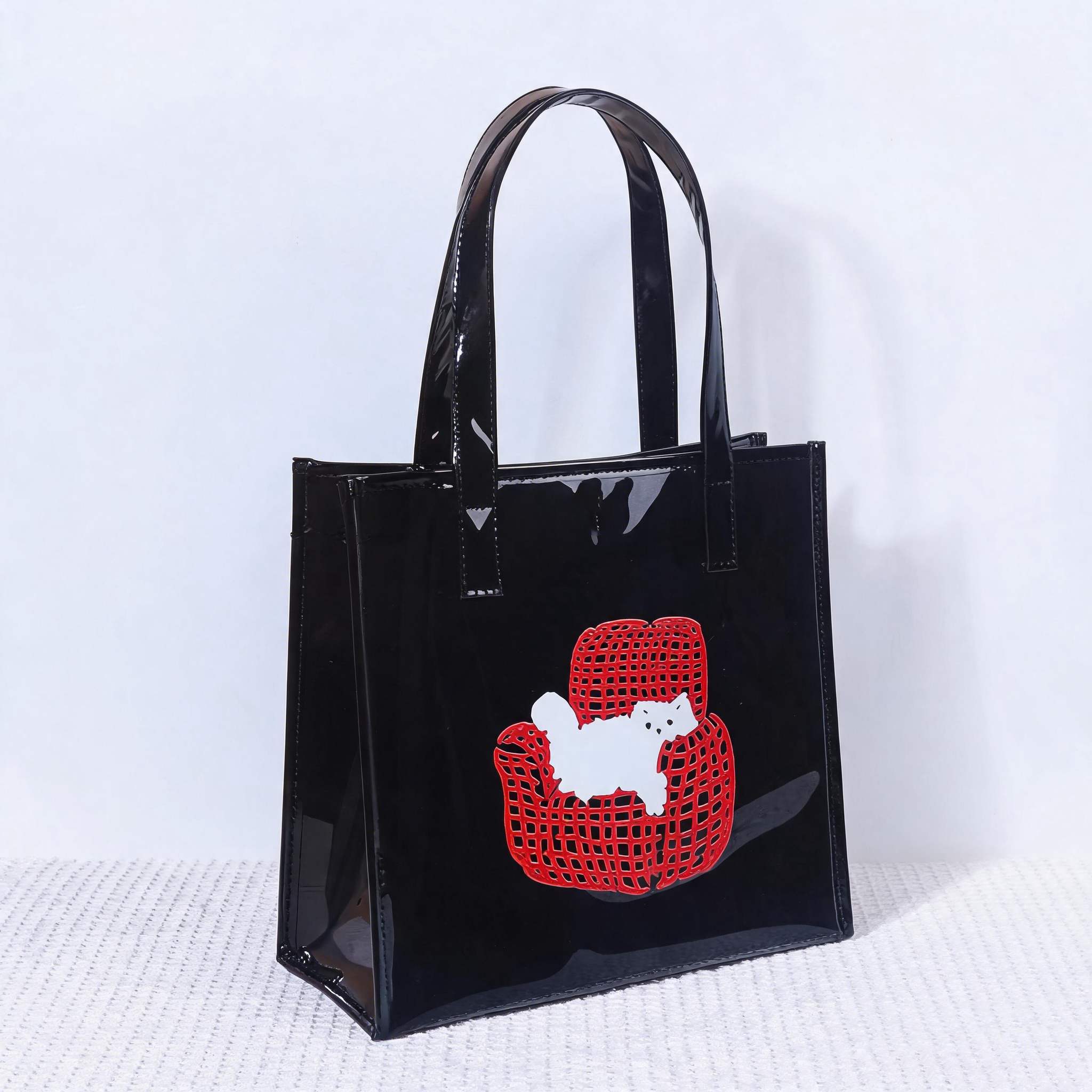 Women Bags Lv - Women Waterproof PVC Tote Bag Large