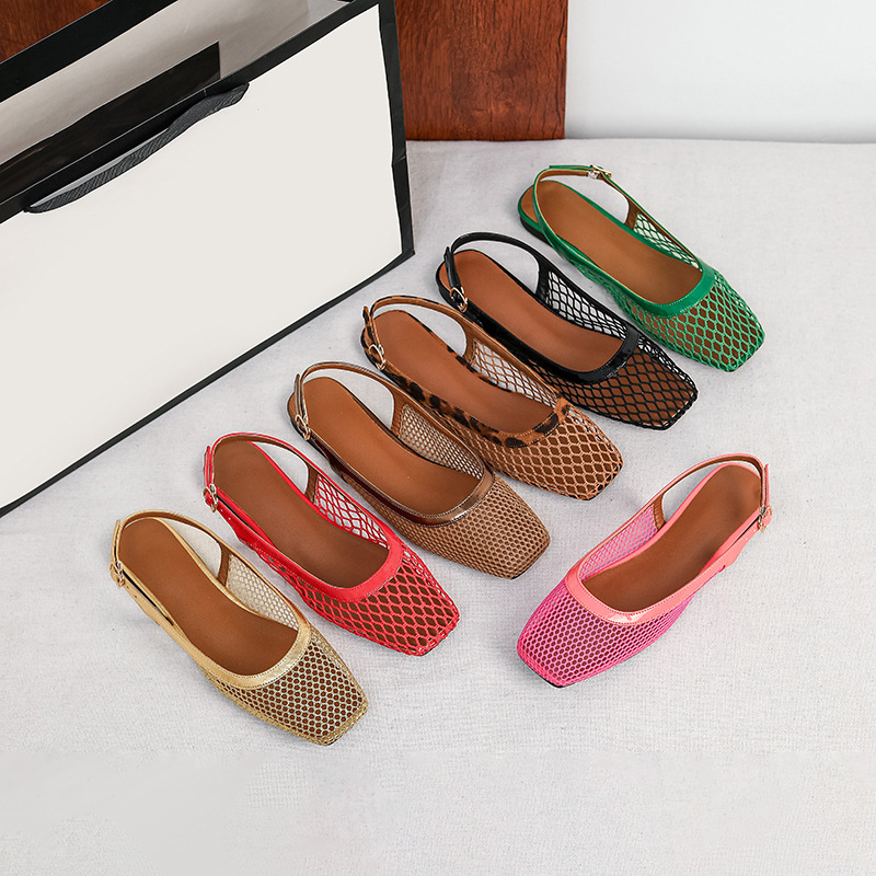 Mesh square head slippers bag  - Women'S Japanese Bags 评论和价格