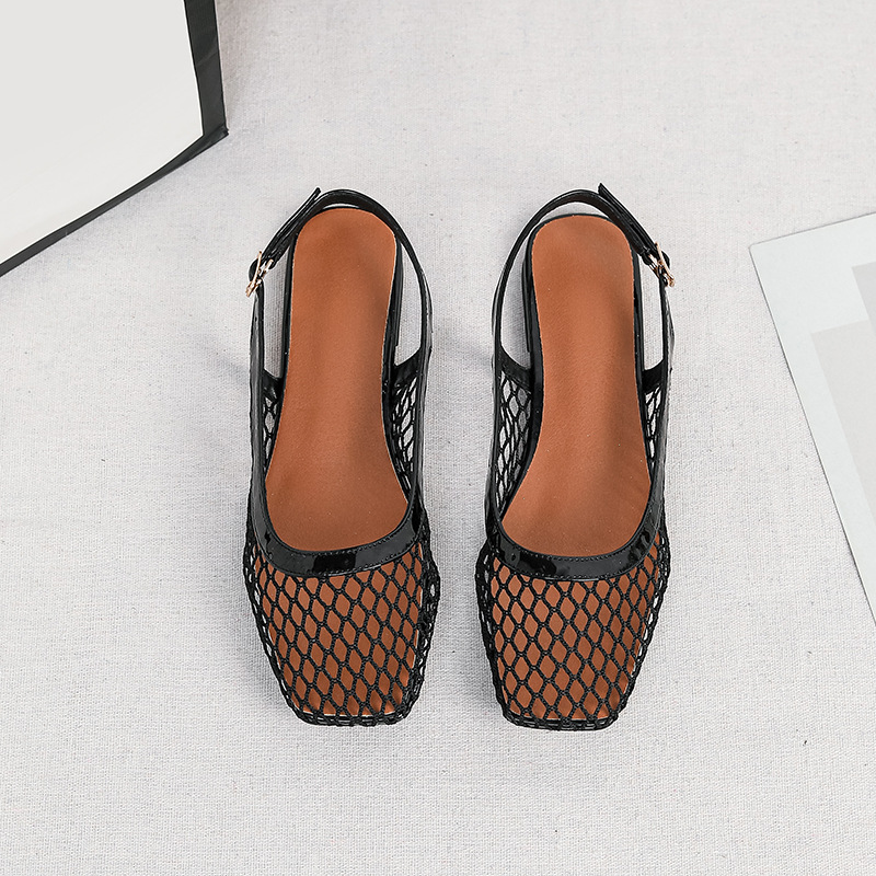 Mesh square head slippers bag  - Women'S Japanese Bags 评论和价格