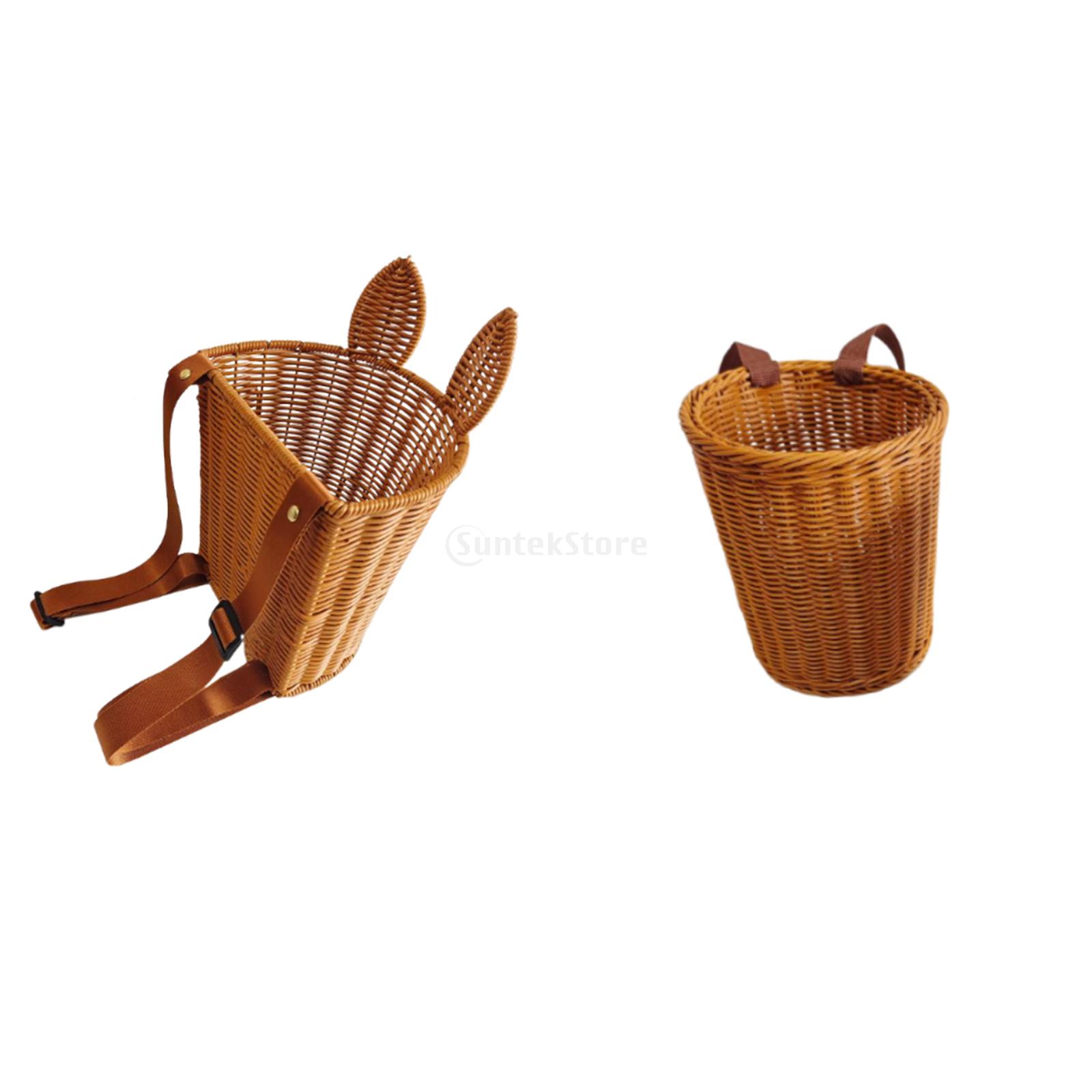Rustic Basket Backpack Farm Ca - Basket Bag Wicker 评论和价格