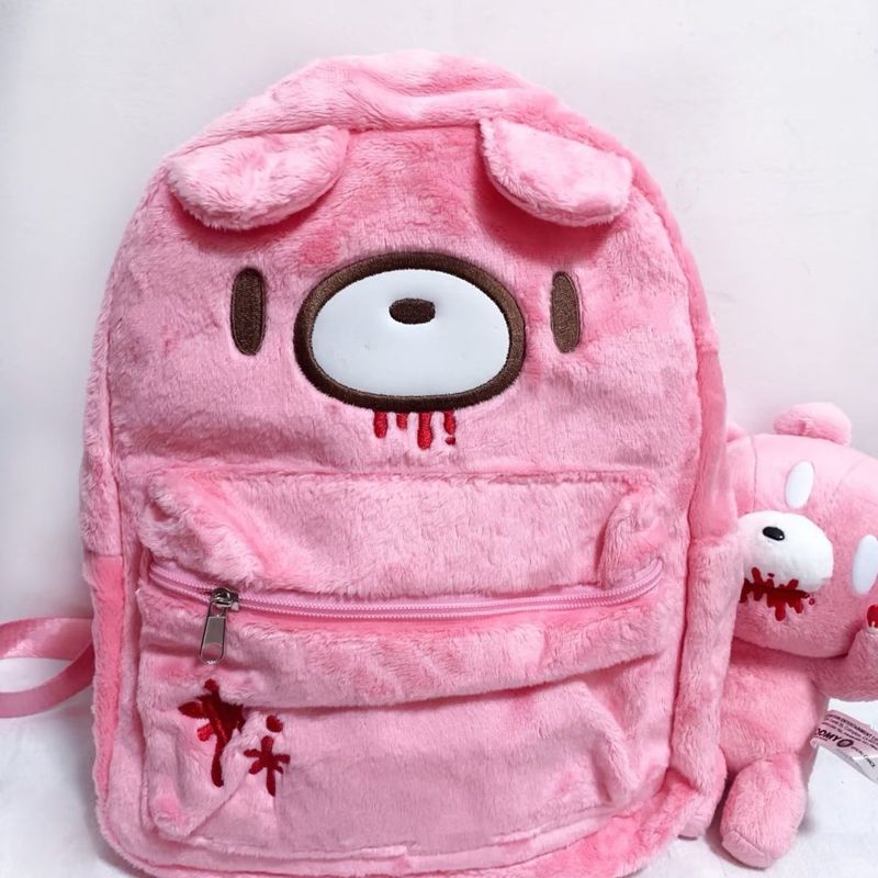 Gloomy Bear Cute Backpack Pink - Women'S Japanese Bags 评论和价格