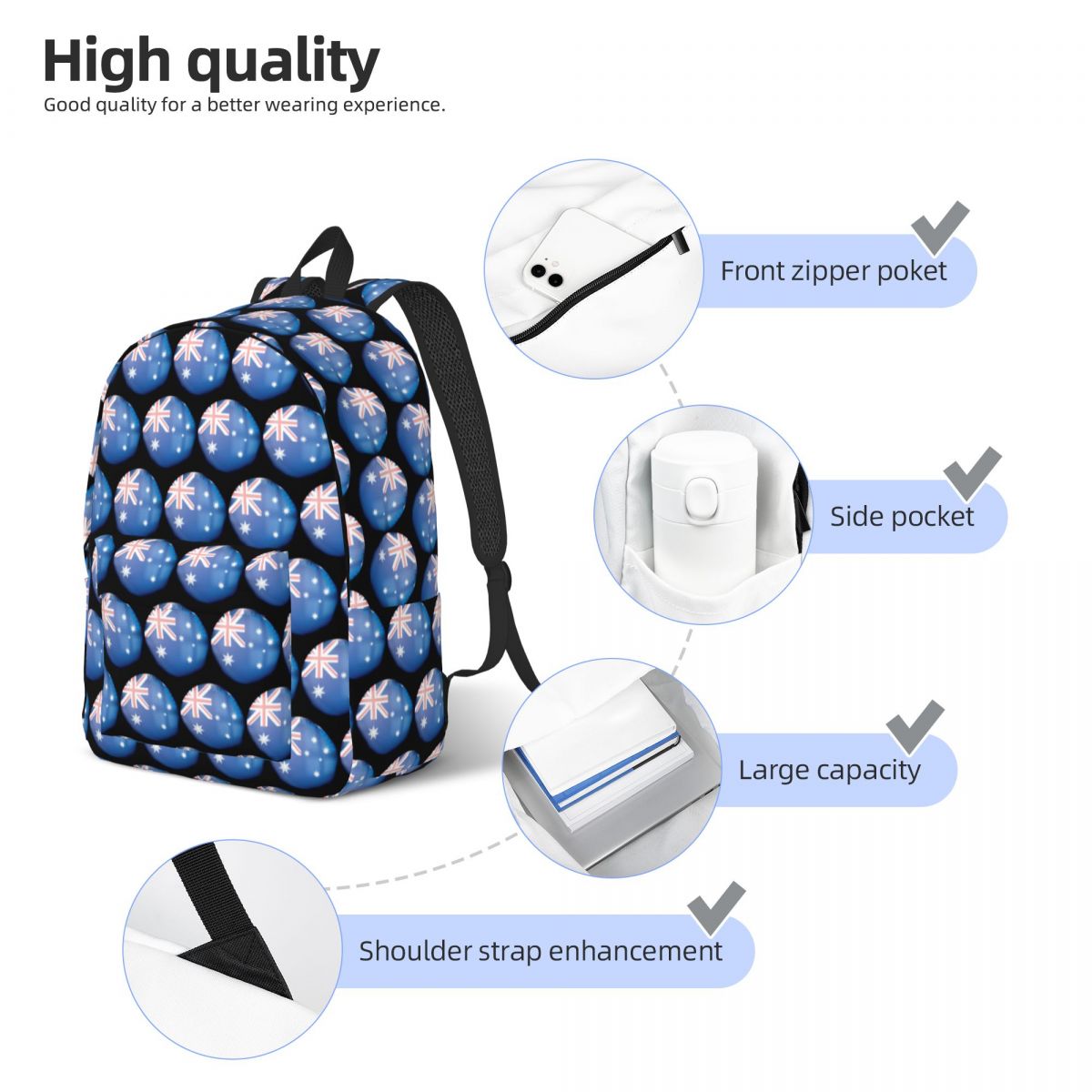 Australia Flag Crystal Ball Ba - Women Bags In Australia 评论和价格