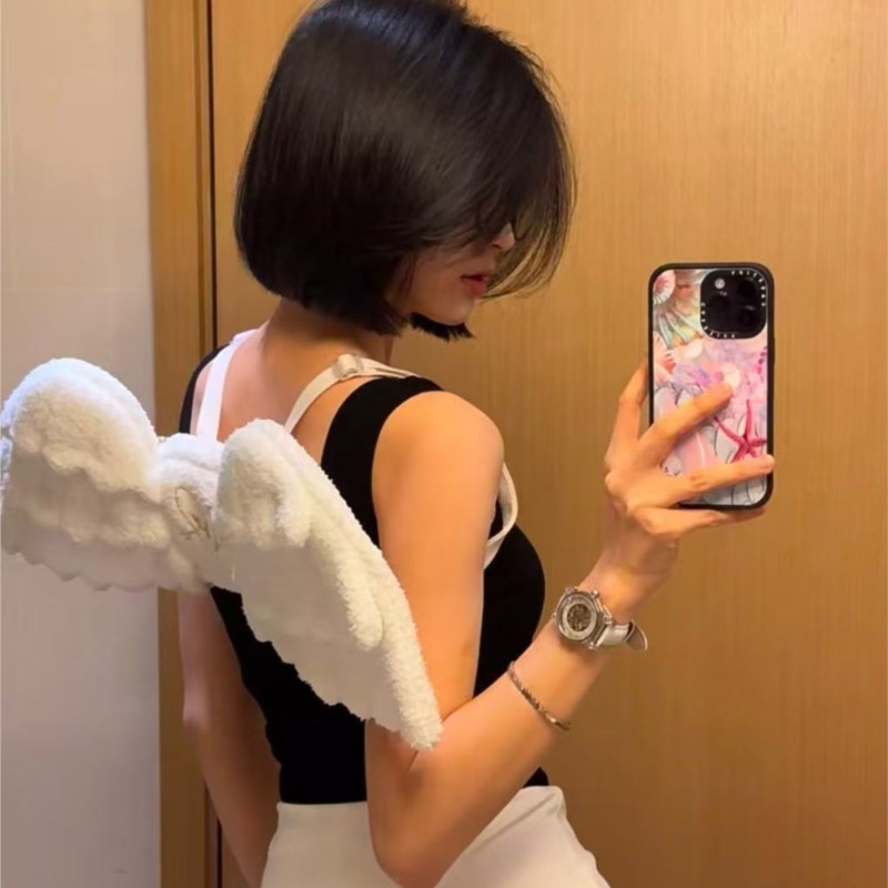 JIAERDI Sweet White Angel Wing - Women'S Japanese Bags 评论和价格