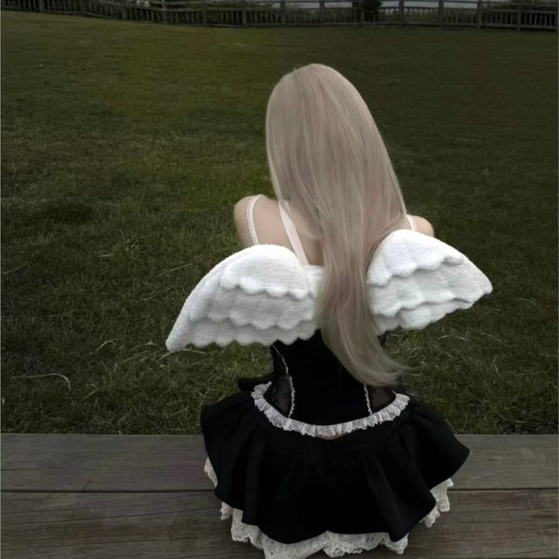 JIAERDI Sweet White Angel Wing - Women'S Japanese Bags 评论和价格