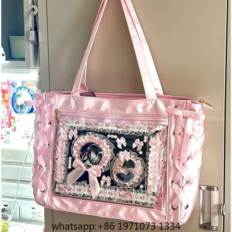 New  Sweet Lolita Pink Ita Bag - Women'S Japanese Bags 评论和价格