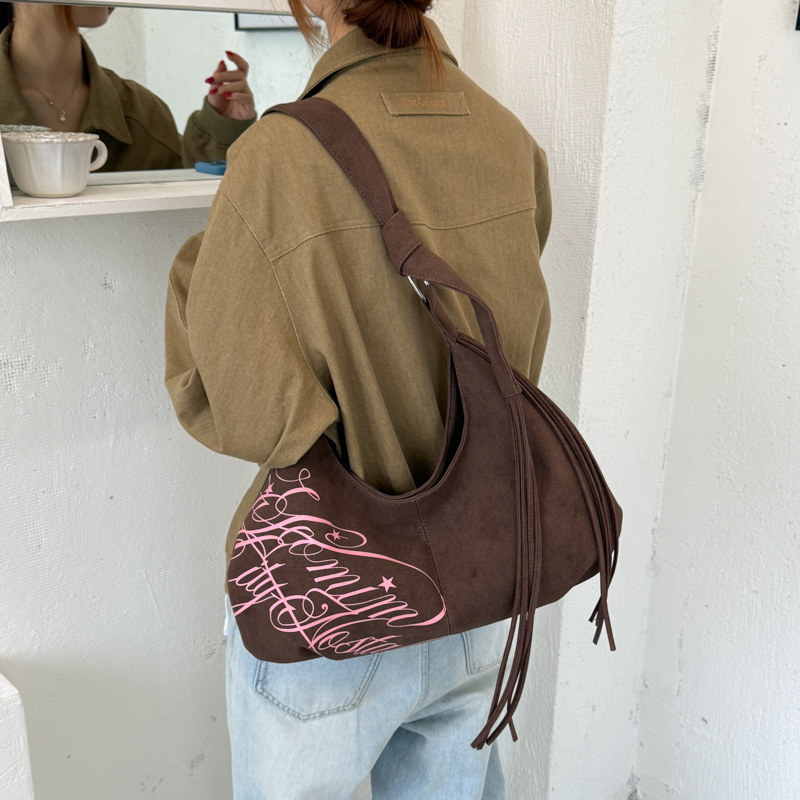 Faux Suede Popular Niche Tasse - Women Bags Designer Sale 评论和价格