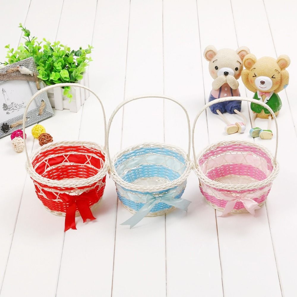 Beautiful Hand Made Flower Sto - Basket Bag Wicker 评论和价格
