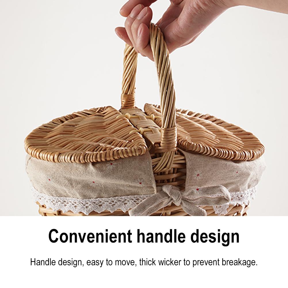 Handmade Woven Wicker Baskets, - Basket Bag Wicker 评论和价格