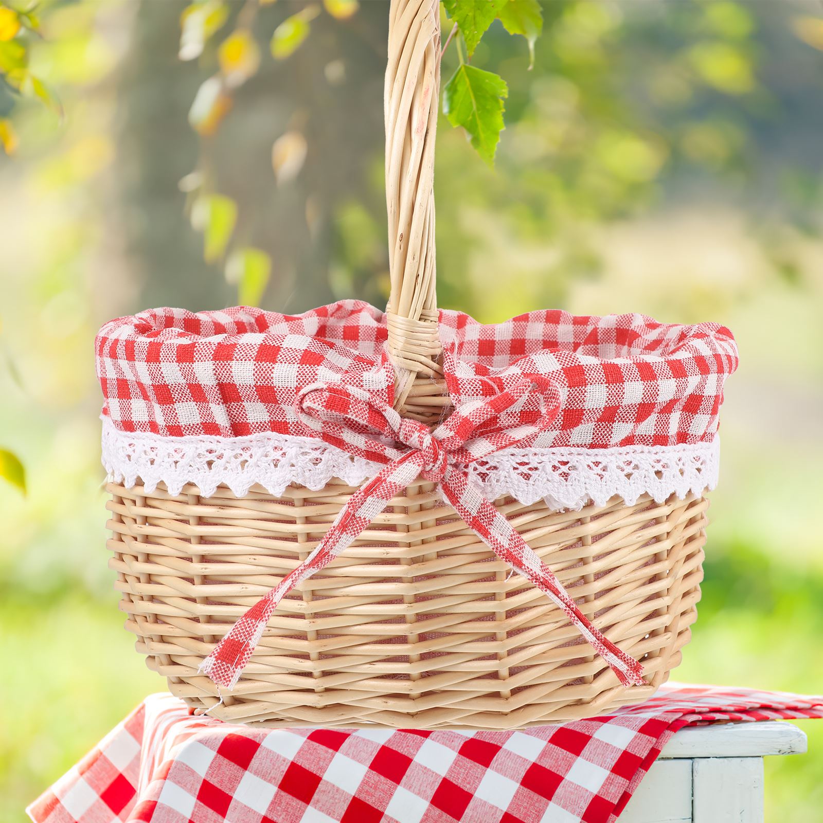 Zerodeko Little Red Riding Hoo - Basket Bag Wicker 评论和价格