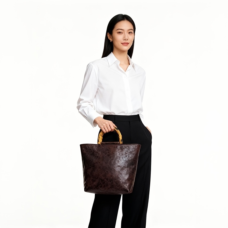 Vintage distressed cracked lar - Women'S Tote Bags Designer 评论和价格