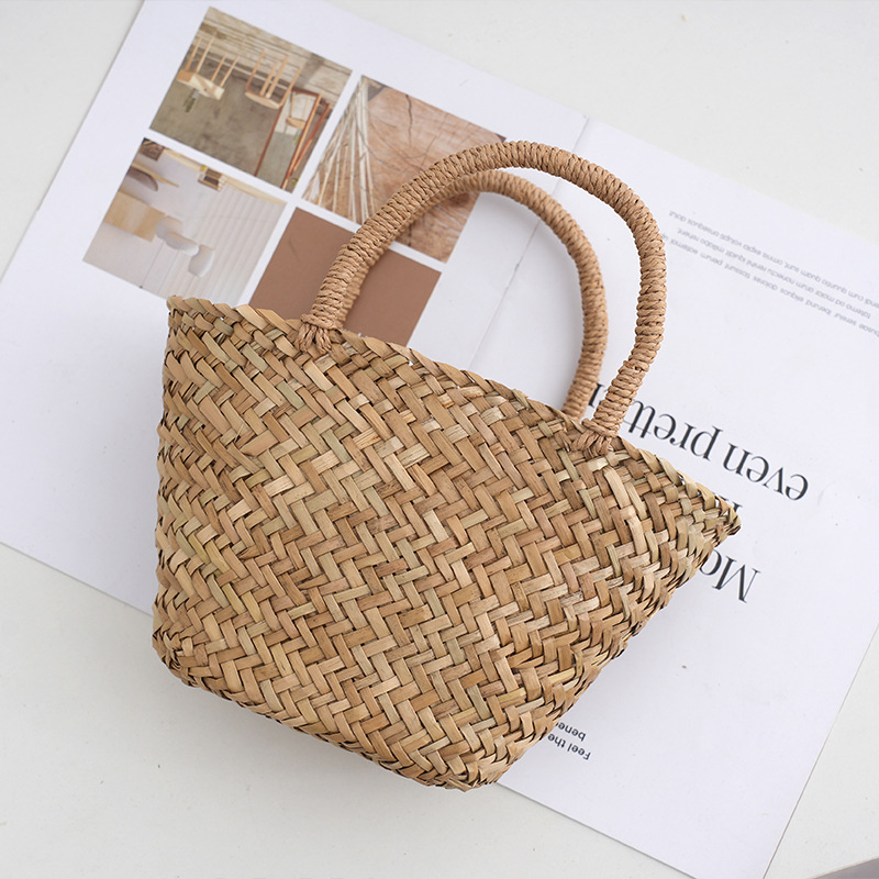 Handmade Wicker Rattan Bag Boh - Basket Bag Wicker 评论和价格