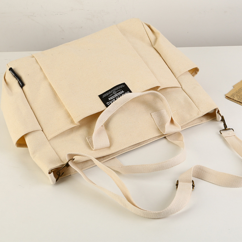 Canvas Tote Bag, Thickened Mul - Women'S Japanese Bags 评论和价格