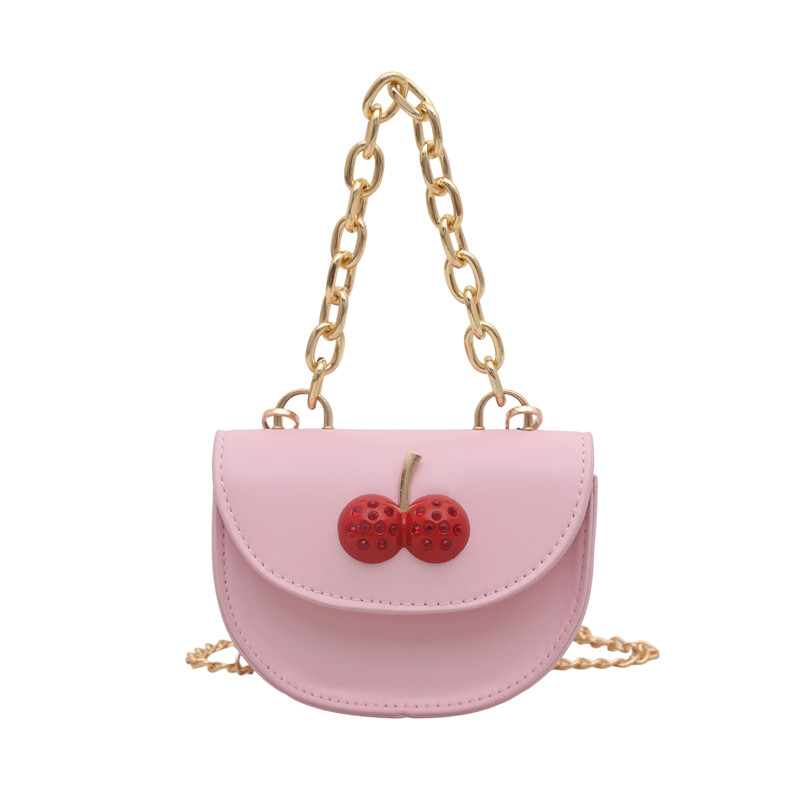 PU CHAINS Hasp Cherry Decorati - Women Bags Designer Sale 评论和价格